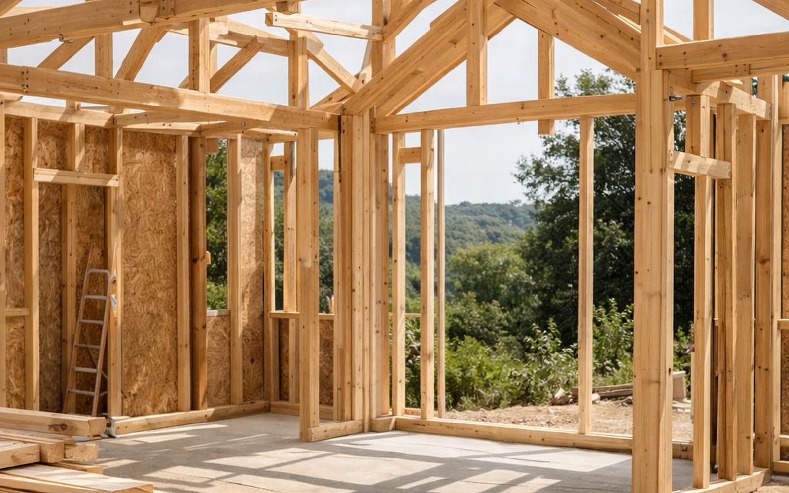 Timber frame carpentry