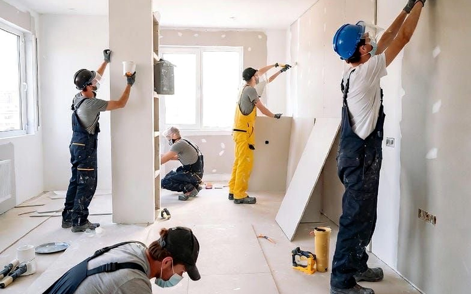 Property renovation team
